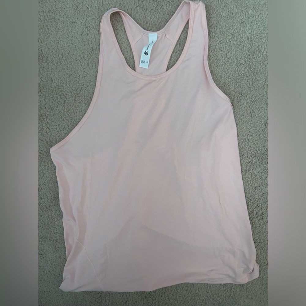 All in Motion Racerback Light Pink Tank Top XL